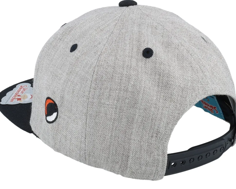Kids Sandmännchen Cloud & Stars Heather Grey/Black Snapback - Unser Sandmännchen