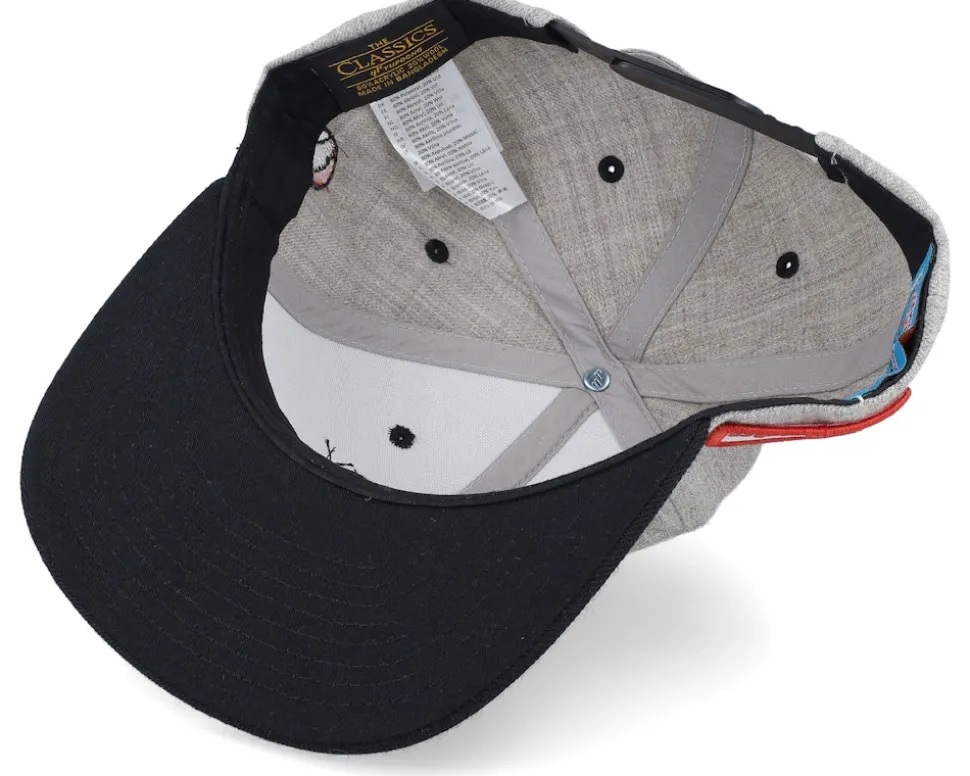 Kids Sandmännchen Cloud & Stars Heather Grey/Black Snapback - Unser Sandmännchen