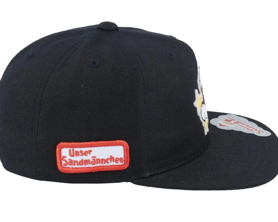 Kids Sandmännchen Clouds & Stars Black Snapback - Unser Sandmännchen