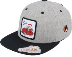 Kids Sandmännchen Patch Heather Grey/Black Snapback - Unser Sandmännchen