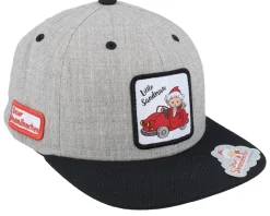 Kids Sandmännchen Patch Heather Grey/Black Snapback - Unser Sandmännchen