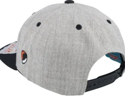 Kids Sandmännchen Patch Heather Grey/Black Snapback - Unser Sandmännchen
