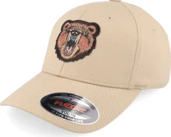 Kids Savage Bear Khaki Flexfit - Kiddo Cap