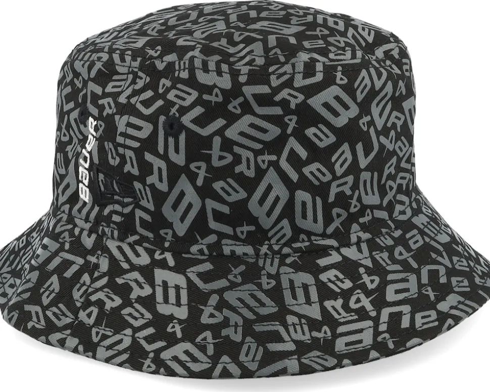 Kids Scramble Hat Youth Black Bucket - Bauer