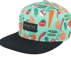 Kids Seawall Black Snapback - Headster