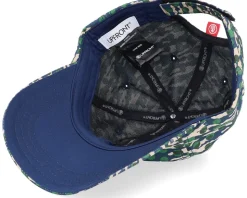 Kids Seaweed Baseball Camo Navy/Blue Dad Cap - Upfront