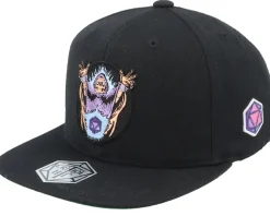Kids Skeleton Necromancer Patch Black Snapback - Critiql Hit