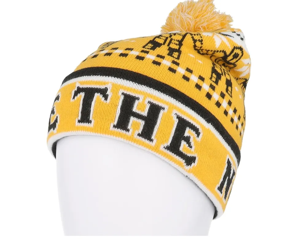 Kids Ski Tuke Yellow Pom - The North Face