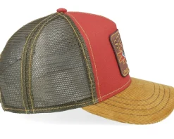 Kids Skull Yellow/Cardinal Trucker - Stetson