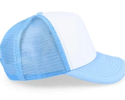 Kids Skyblue/White Vintage Foam Trucker - Beechfield