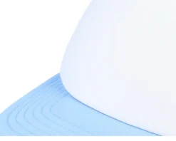 Kids Skyblue/White Vintage Foam Trucker - Beechfield