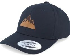 Kids Small Mountain Patch Logo Black Adsjutable - Wild Spirit