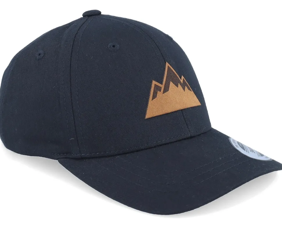 Kids Small Mountain Patch Logo Black Adsjutable - Wild Spirit
