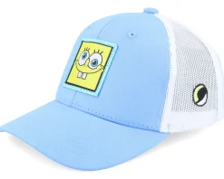 Kids Smile Light Blue/White Trucker - SpongeBob