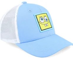 Kids Smile Light Blue/White Trucker - SpongeBob