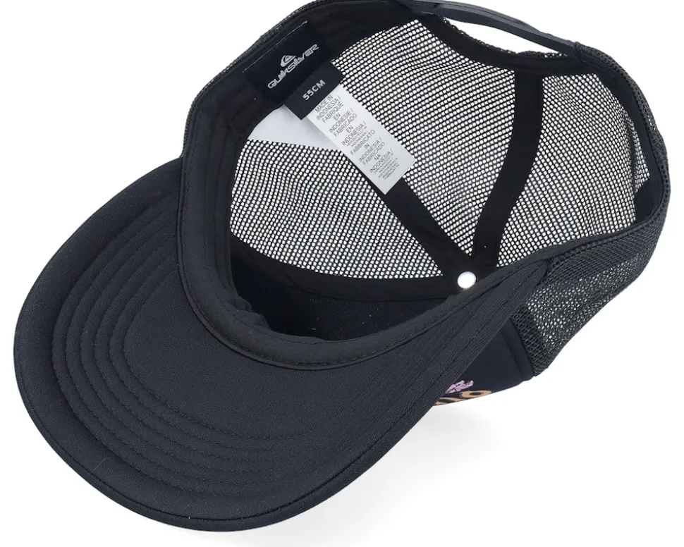Kids Solar Eye Black/Black A-Frame Trucker - Quiksilver