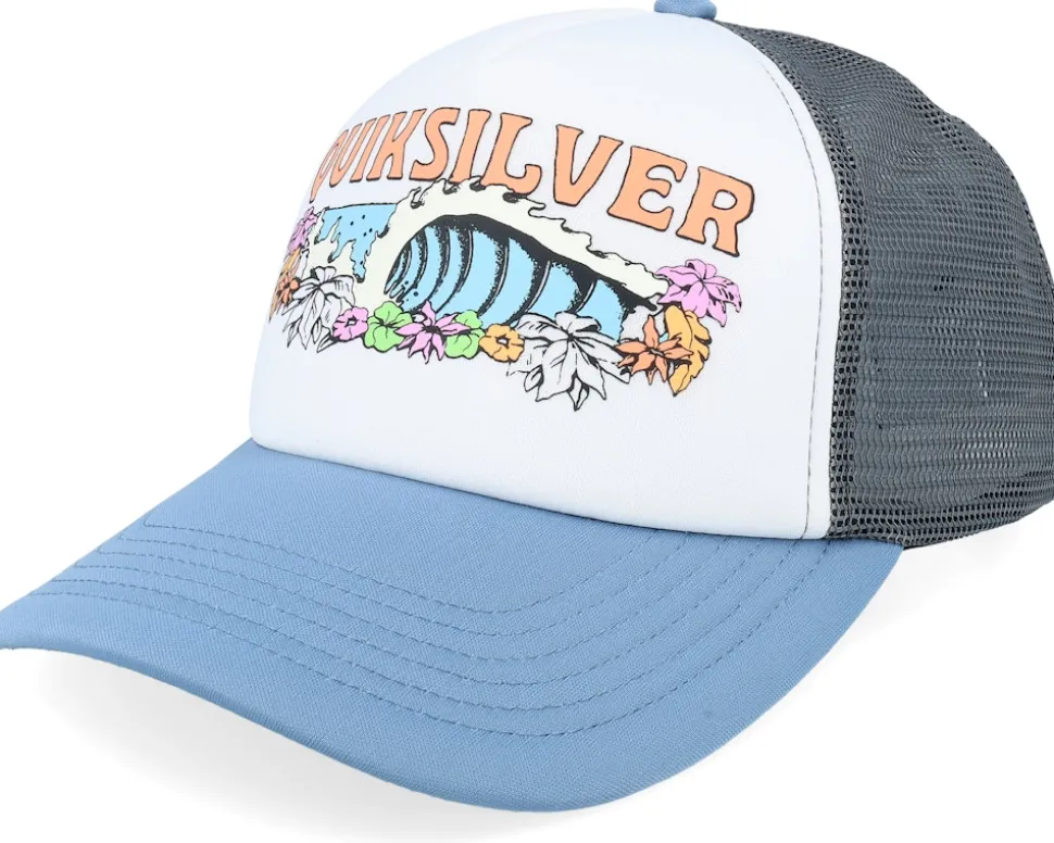 Kids Solar Eye Coronet Blue A-Frame Trucker - Quiksilver