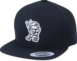 Kids Space Pose Black Snapback - Kiddo Cap