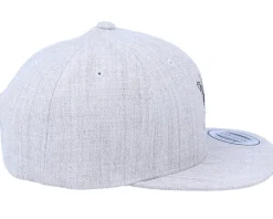Kids Space Pose Heather Grey Snapback - Kiddo Cap