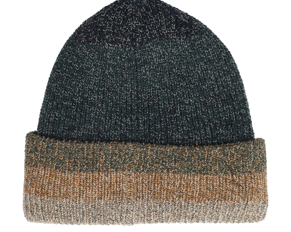 Kids Spirit Knit Beanie Y Slate Green Cuff - Jack Wolfskin