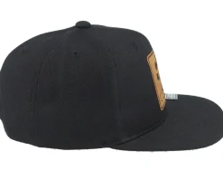 Kids Steamboat Wilie Engraved Patch Black Snapback - Public Domain