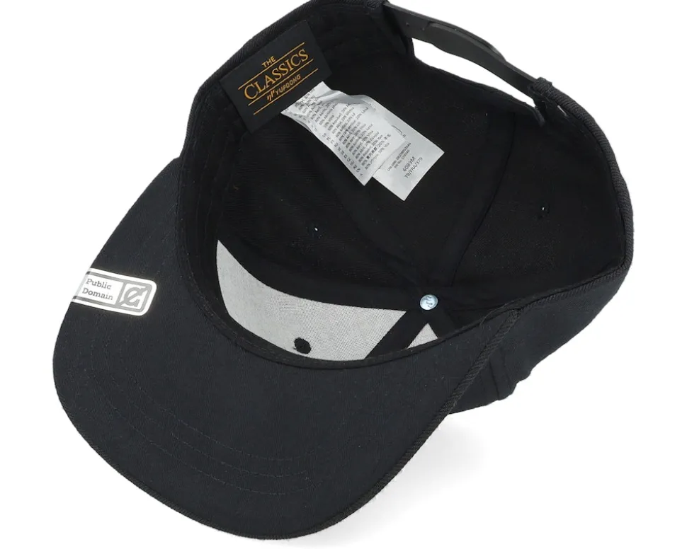 Kids Steamboat Wilie Engraved Patch Black Snapback - Public Domain