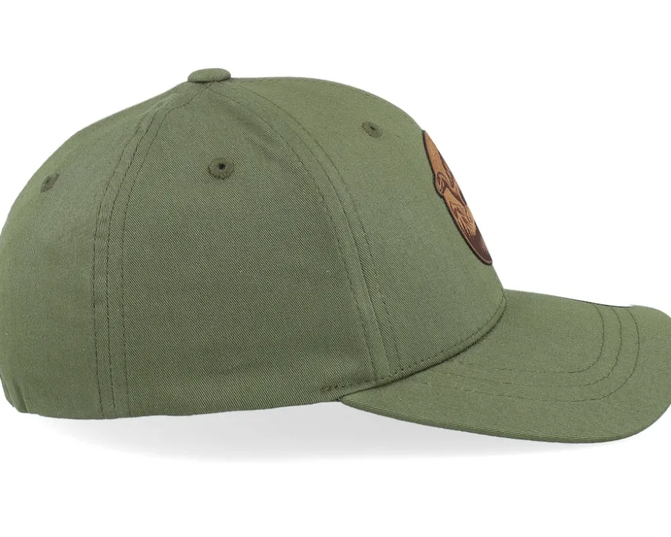 Kids Stegosaurus Patch Olive Adjustable - Kiddo Cap