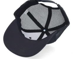 Kids Stegosaurus Skeleton Patch Black Trucker - Kiddo Cap