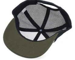 Kids Stegosaurus Skeleton Ivory/Black/Dark Mesh - Kiddo Cap