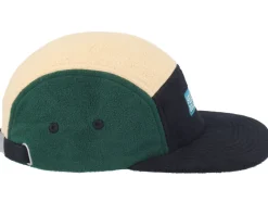 Kids Strata Black/Beuge/Green 5-Panel - Headster