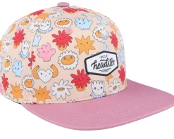 Kids Strong Heart Buff Beige Snapback - Headster