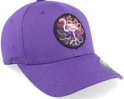 Kids Summer Flamingo Purple Flexfit - Kiddo Cap