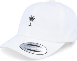 Kids Summer Palm Logo White Dad Cap - Kiddo Cap