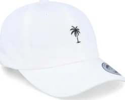 Kids Summer Palm Logo White Dad Cap - Kiddo Cap
