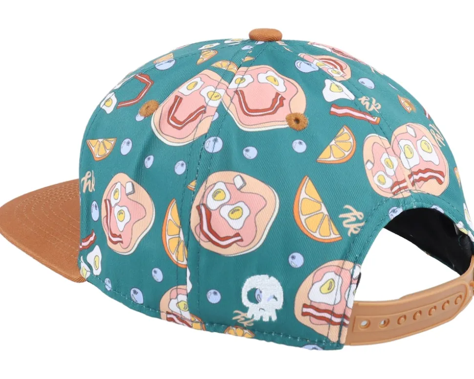 Kids Sunday's Breakfast Blue/Tan Snapback - Headster
