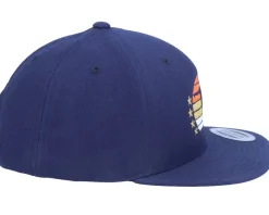 Kids Sunset Football Logo Navy Snapback - Forza
