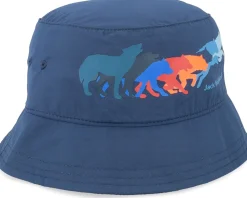 Kids Supplex At Home Dark Indigo Bucket - Jack Wolfskin