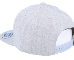 Kids Tacosaurus Dino Heather Grey Snapback - Kiddo Cap