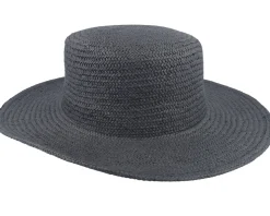 Kids Take Cover Black Straw Hat - Headster