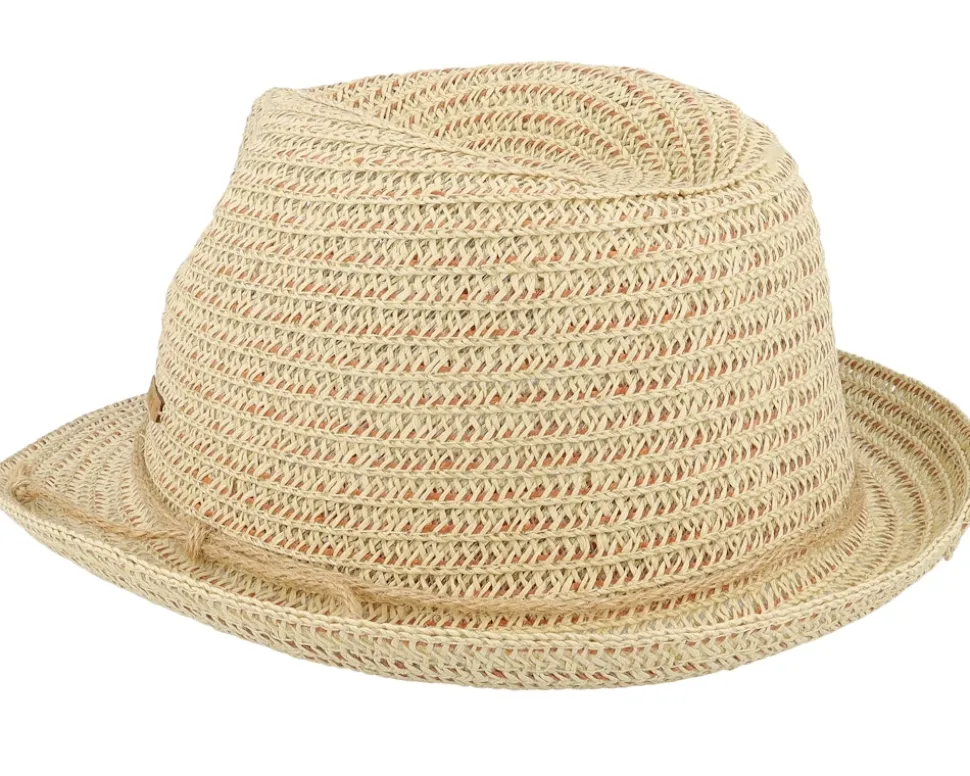 Kids Tautira Hat Wheat Trilby Straw Hat - Barts