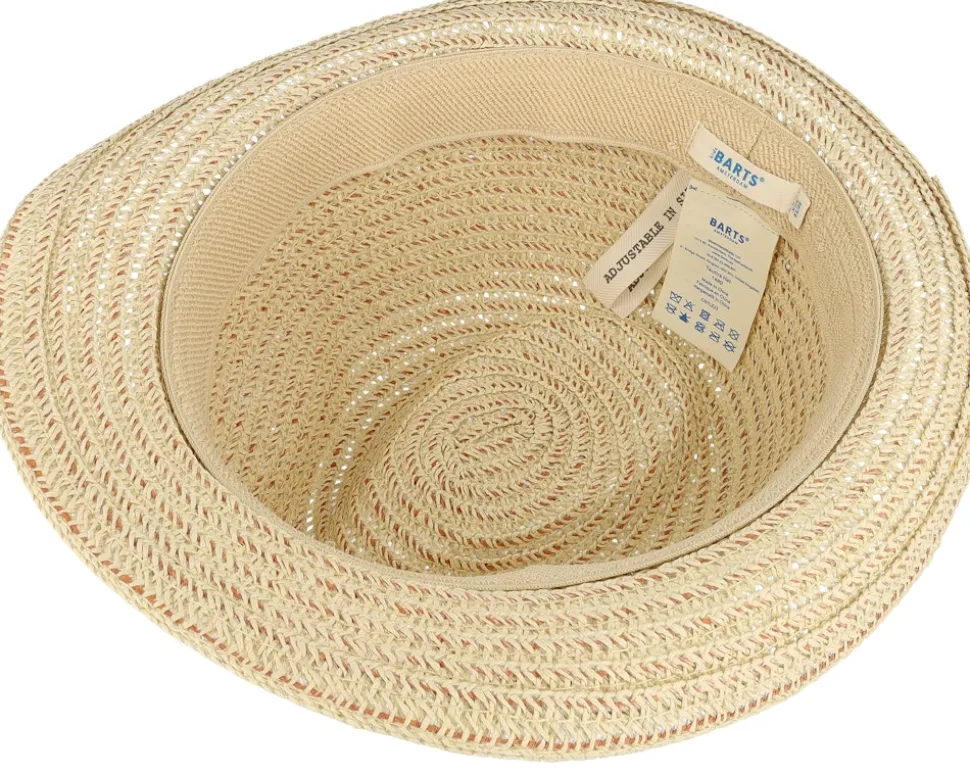 Kids Tautira Hat Wheat Trilby Straw Hat - Barts