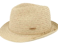 Kids Tautira Hat Wheat Trilby Straw Hat - Barts