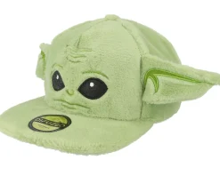 Kids The Mandalorian Grogu Plush Green Snapback - Difuzed