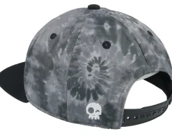 Kids Tie Dye Black Snapback - Headster