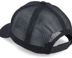 Kids Tiger On Clouds Patch Black Trucker - Kiddo Cap