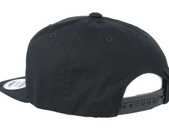 Kids Toddler Black Snapback - Yupoong