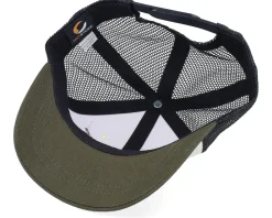 Kids Toddler Little Rockstar Ivory/Black/Dark Mash Trucker - Kiddo Cap