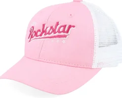 Kids Toddler Little Rockstar Pink/White Trucker - Kiddo Cap