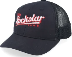 Kids Toddler Little Rockstar Black Trucker - Kiddo Cap