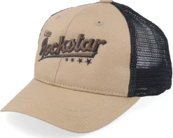 Kids Toddler Little Rockstar Caramel/Black Trucker - Kiddo Cap